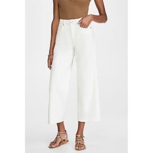 Good American good waist cropped palazzo